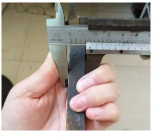 9/16 × 5-1/2 '' Unghia de șină pentru calea ferată pentru calea ferată